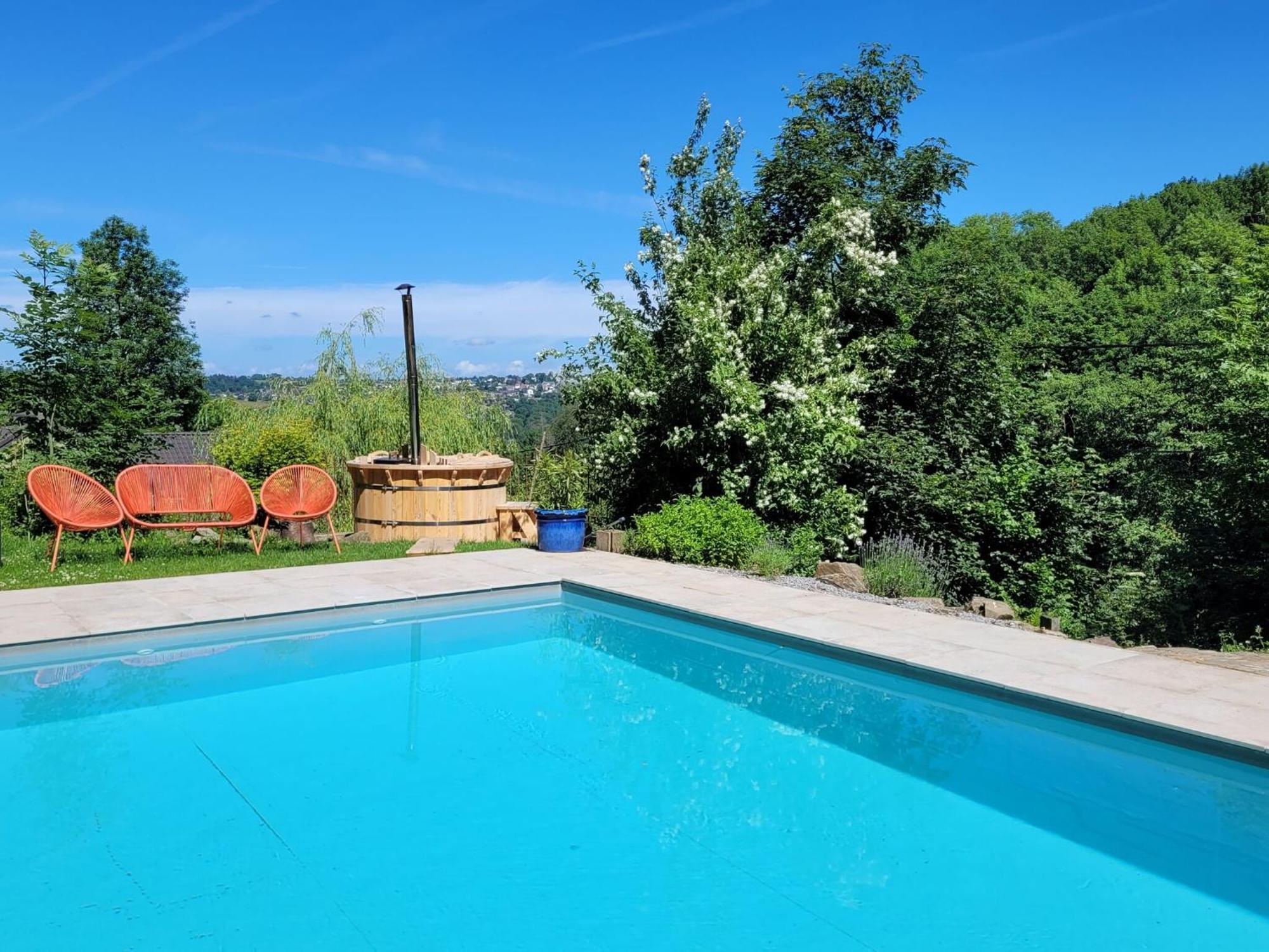 Nice Holiday Home In Nature With Sauna, Hot Tub En Swimming Pool فيرفيرس المظهر الخارجي الصورة